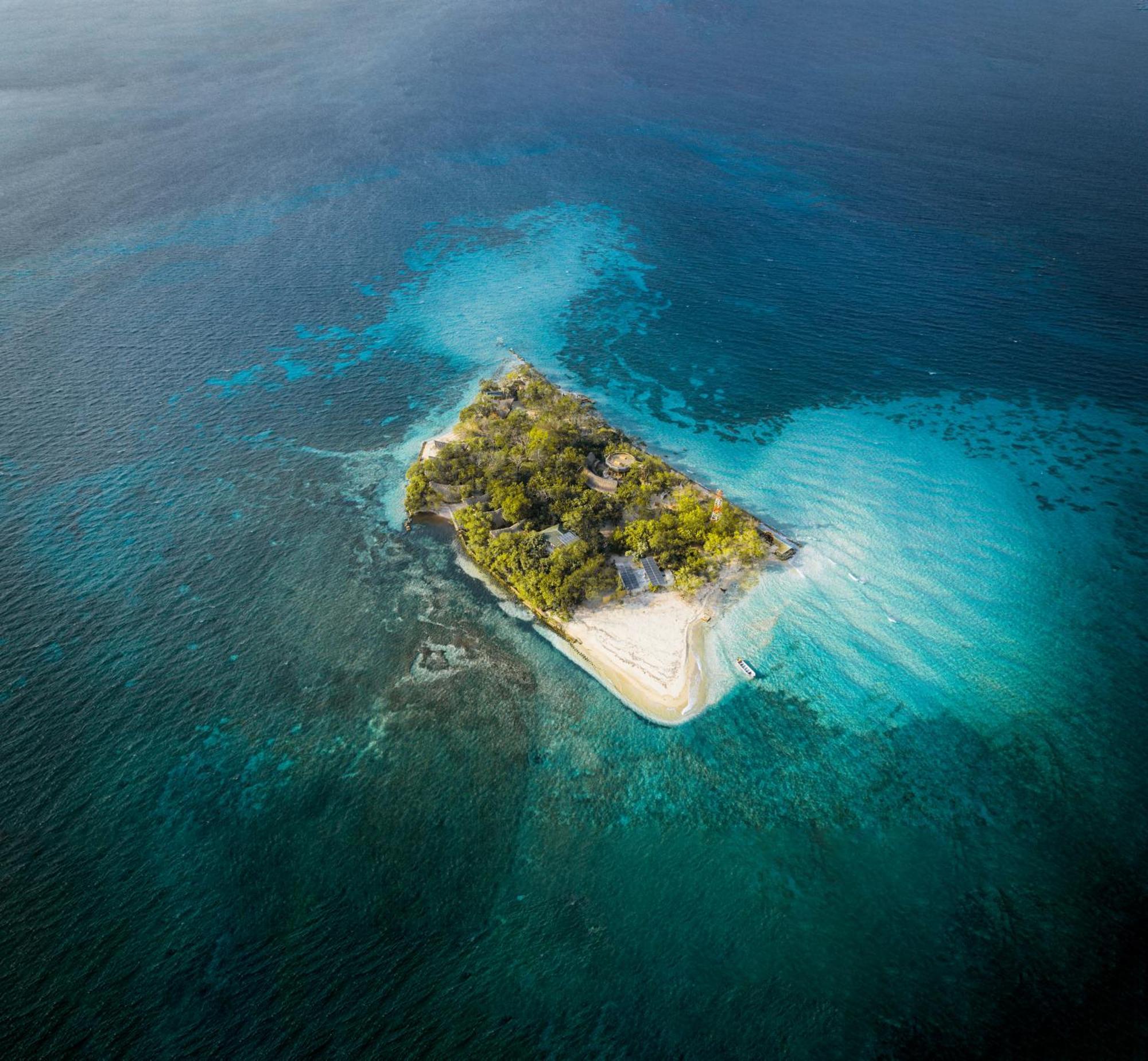 Isla Corona Islas del Rosario Luaran gambar